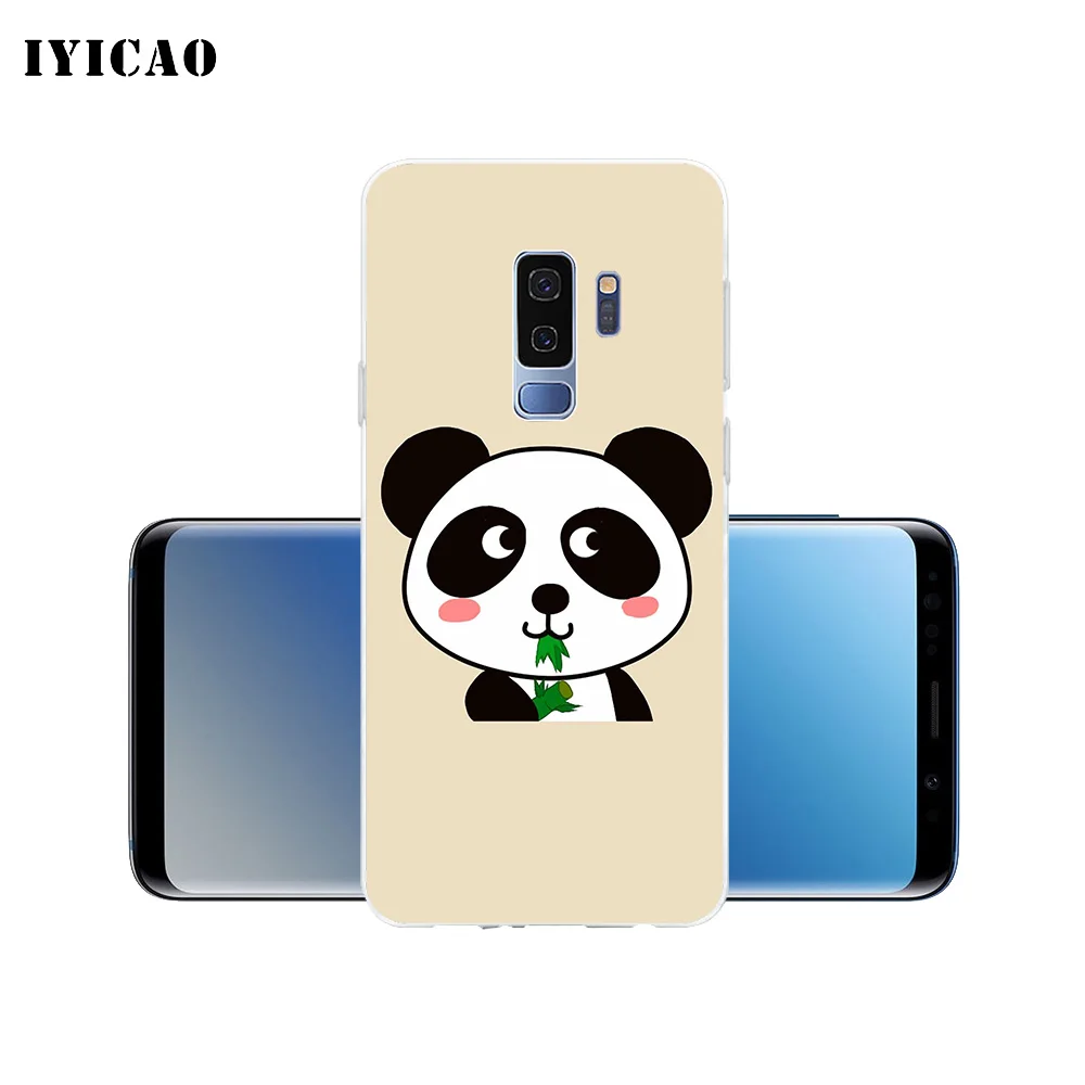 IYICAO милый мультяшный Мягкий силиконовый чехол для телефона Samsung Galaxy S10e S10 S9 S8 Plus S7