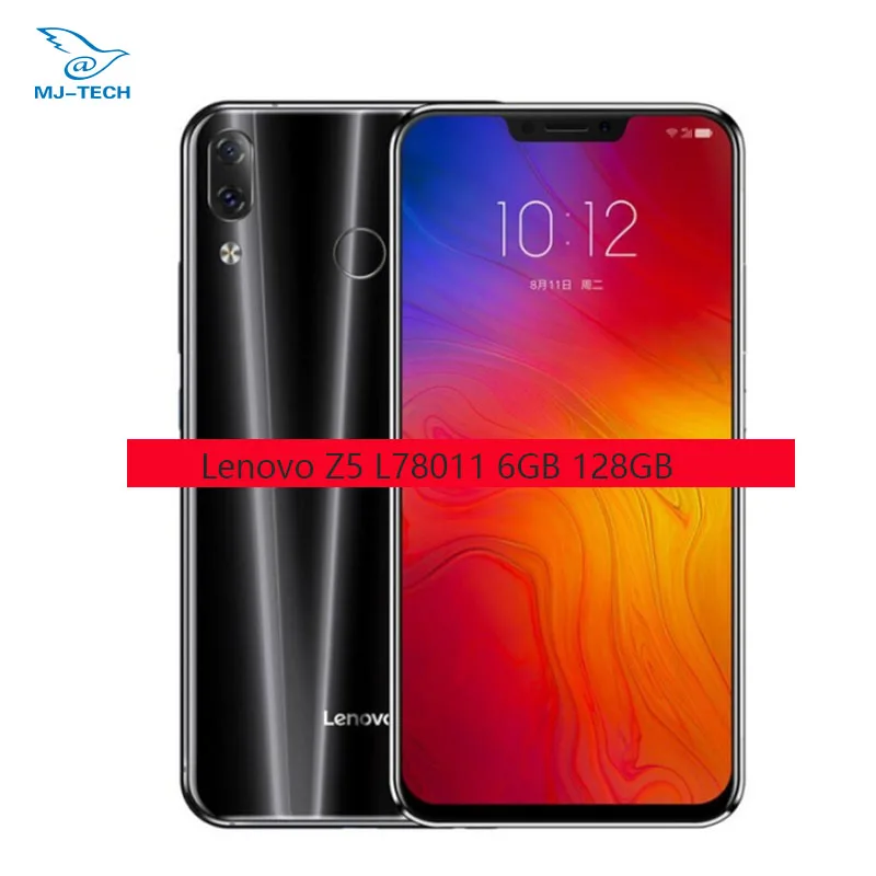 Lenovo Z5 L78011 6 ГБ 128 ZUI 4 0 4G FDD LTE 2 &quotFHD + 2246x1080 Восьмиядерный Snapdragon 636 2.5D экран AI двойная