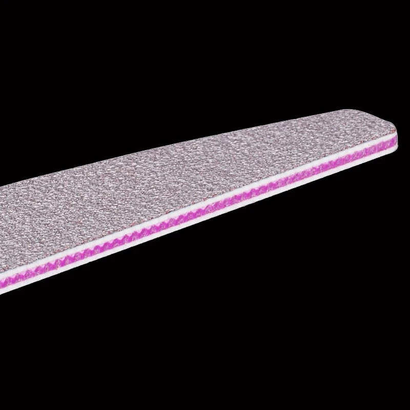 50Pcs/Lot 100/180 Grit Nail Sanding File Buffing Polish Block Half Moon Polishing Files Pedicure Manicure Salon Tool | Красота и