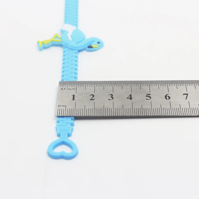10 шт./лот Фламинго вечерние резиновые браслет Единорог День Рождения украшения дети ребенок душ Русалка партия поддерживает поставки
