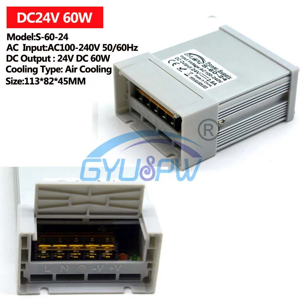 Непромокаемые Трансформаторы освещения DC12V DC24V 48 Вт 60 Вт 72 Вт 100 Вт 120 Вт 150 Вт 180 Вт 200 Вт 250 Вт 300 Вт 350 Вт 360 Вт 400 Вт 12 В 24 в источник питания