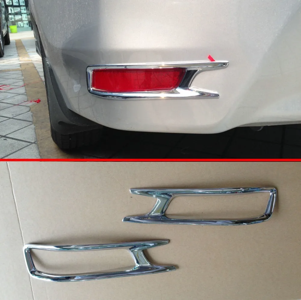 

For Toyota Corolla 2014 2015 2016 ABS Chrome Rear Fog Light Lamp Cover Trim