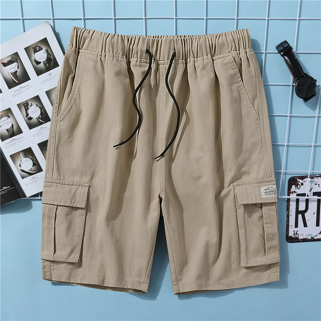 Feitong мужские летние повседневные Лоскутные Комбинезоны большого размера спортивные шорты брюки