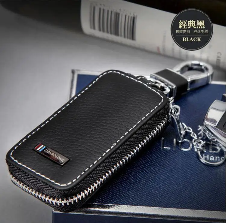 Чехол для автомобильного ключа из натуральной кожи в стиле льва болона кольцо