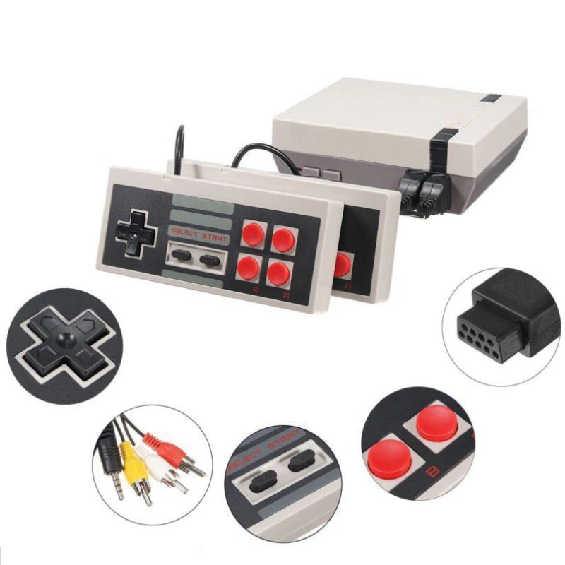 Игровая консоль ретро для двух игроков 620 встроенных игр|Игровые консоли| |
