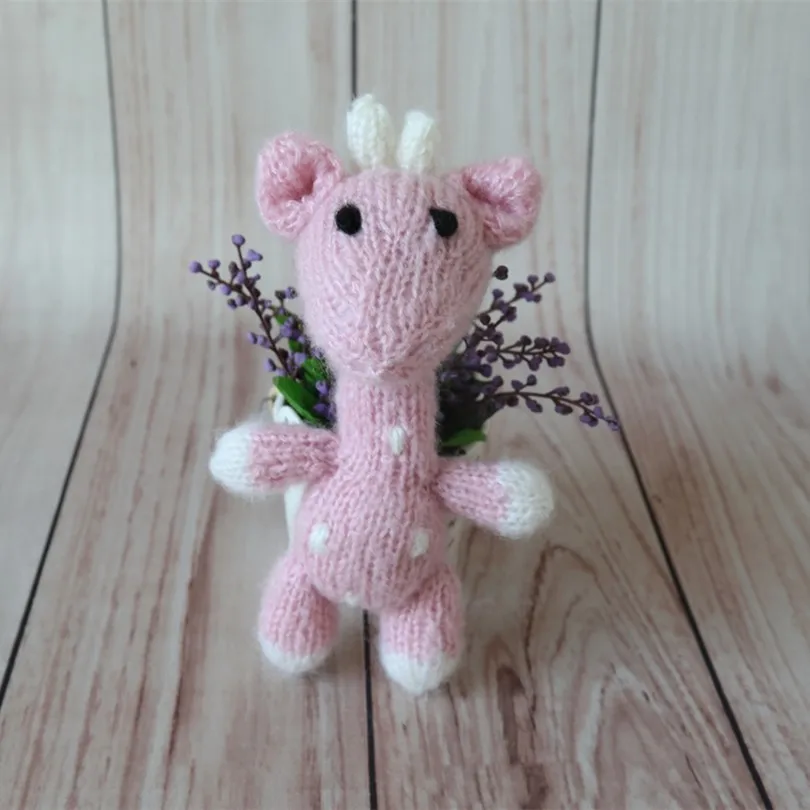 Крючком животное игрушка трикотажная олененок игрушечные олени Для