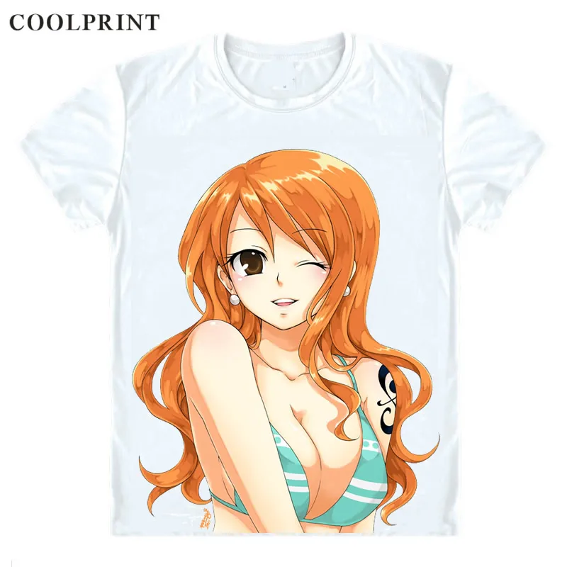 COOLPRINT цельные футболки с коротким рукавом Аниме Манга соломенная шляпа Пираты