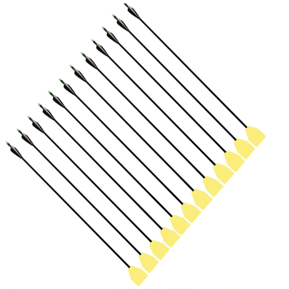 12PK Foam Broadhead + 33 &quotДлинные стрелы из стекловолокна для рекурсивных/составных луков