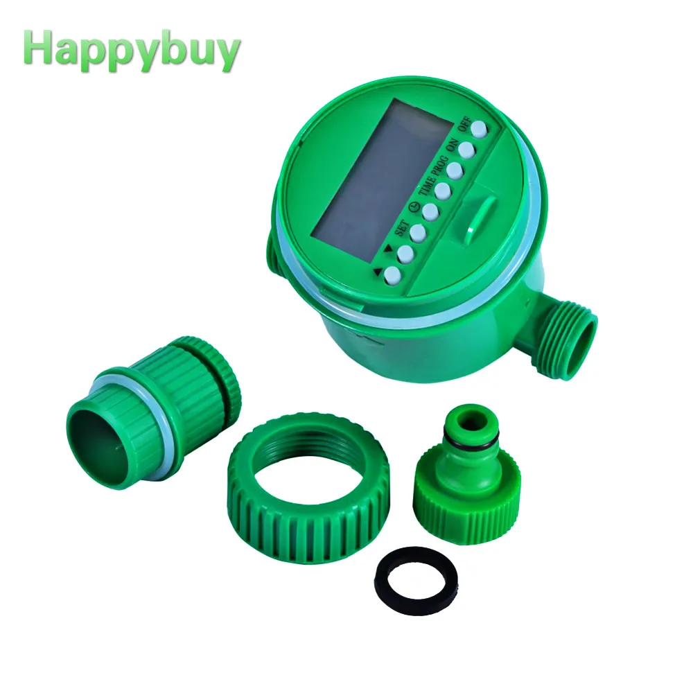 Electronic Garden Watering Timer Automatic LCD Display Screen Ball Valve Water Irrigation Controller System | Дом и сад