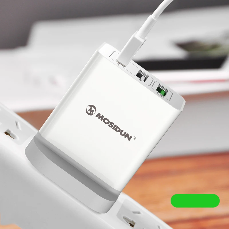 Универсальное быстрое зарядное устройство 3 0 UK PLUG USB для путешествий QC3.0