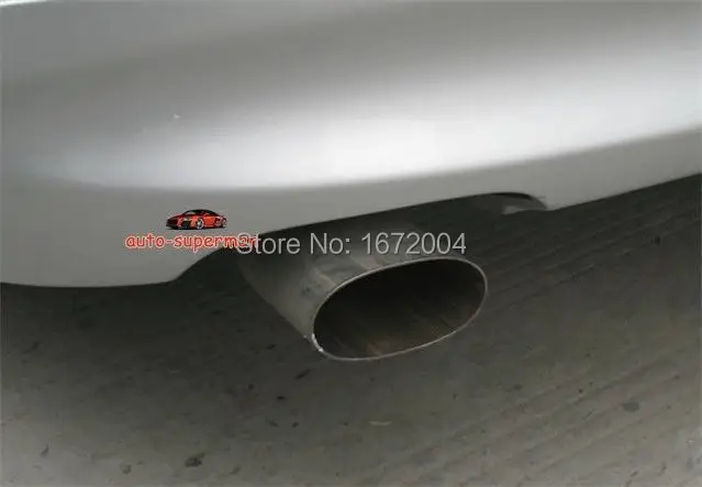 Хромированная выхлопная труба для BMW 3 Series E90 318D 318 2006 2010|pipe tip|pipe 1/2pipe exhaust |