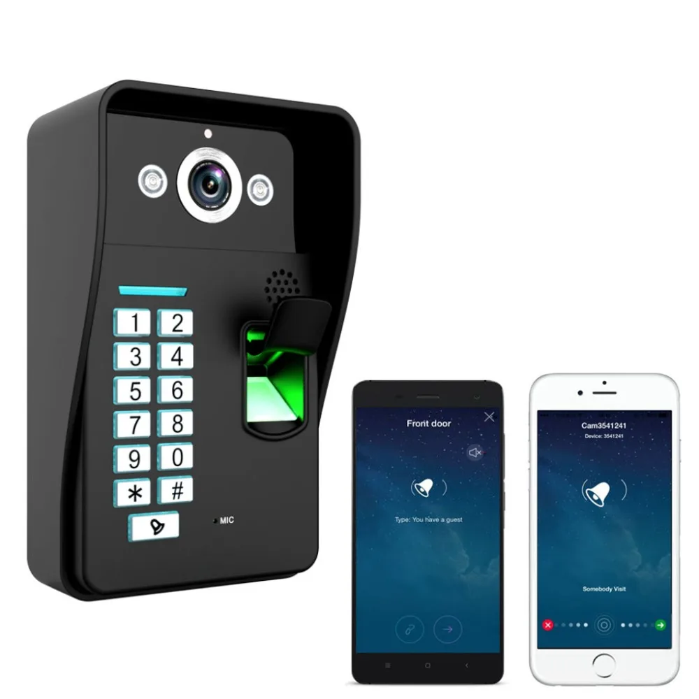Беспроводной Wi Fi IP цифровой 720P камера видео дверной звонок Домофон RFID брелок