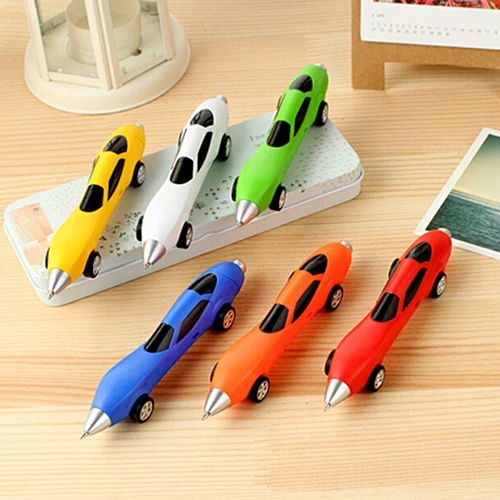 Оригинальная шариковая ручка с синими масляными чернилами в форме автомобиля 0 7