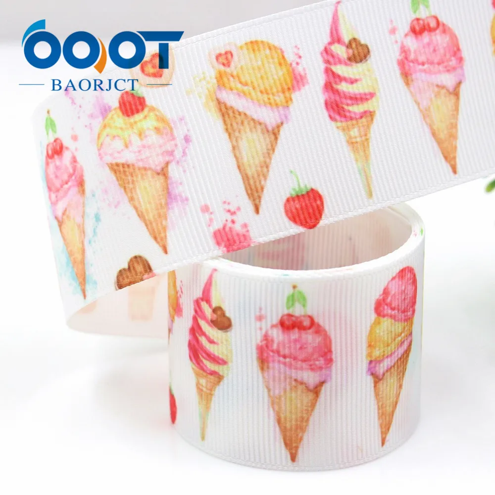 OOOT BAORJCT G-18925-1157, 38 мм 10 ярдов мультфильм конфеты ленты тепловой передачи напечатанные grosgrain, подарочная упаковка своими руками материалы