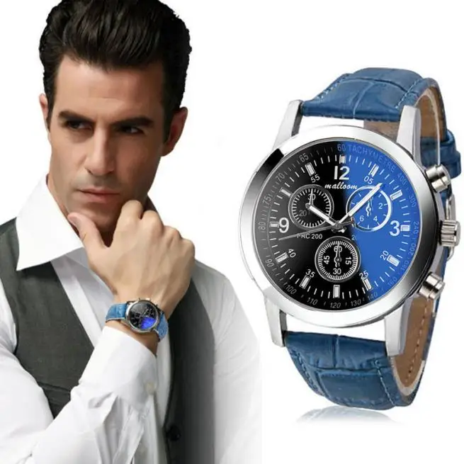 Новинка Relojes мужские часы 2017 модные Женевские розовые Золотые римские кожаные