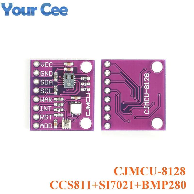 

CCS811+SI7021+BMP280 Sensor Module Carbon Dioxide CO2 Temperature and Humidity Height Three-in-one CJMCU-8128 Weather Sensor