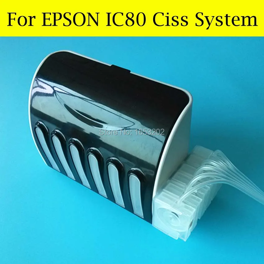 Пустая система непрерывного подачи чернил IC80 для Epson EP808AW EP707A EP777A EP807AB EP807AR EP807AW EP907F