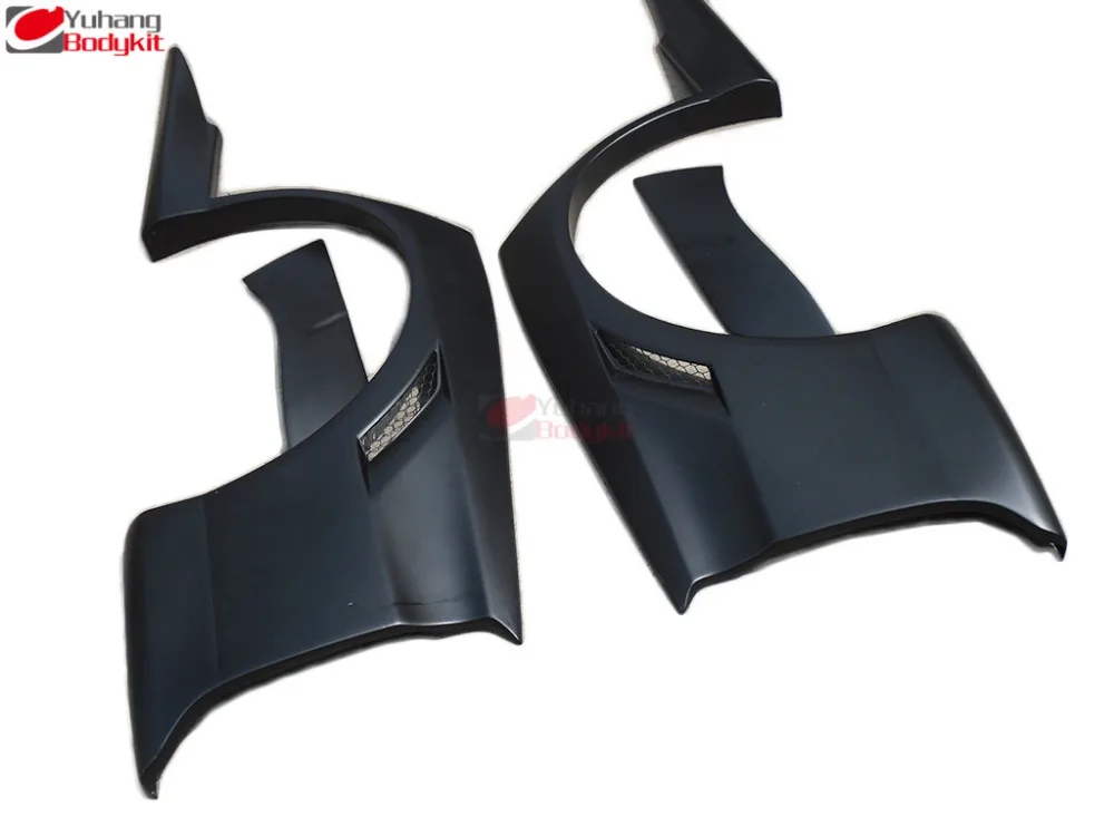 4 шт. задние крылья из стекловолокна для 2006 2007 Evolution EVO 8 9 VTX Cyber FRP|fiber fender|evo fenderfender rear