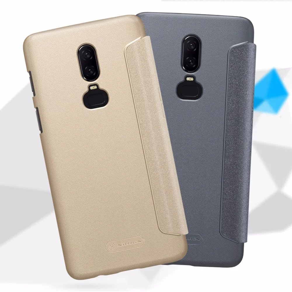Чехол-книжка для Oneplus 6 5 T супертонкий с блестками из искусственной кожи |