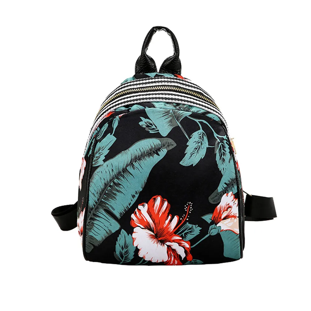 Женский рюкзак в стиле Харадзюку милый мини на плечо с изображением цветов и