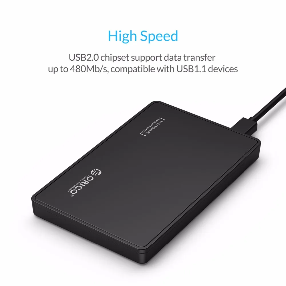 Внешний корпус ORICO 2588US для жесткого диска 2 5 дюйма SATA на USB 0 1 ТБ | Компьютеры и офис