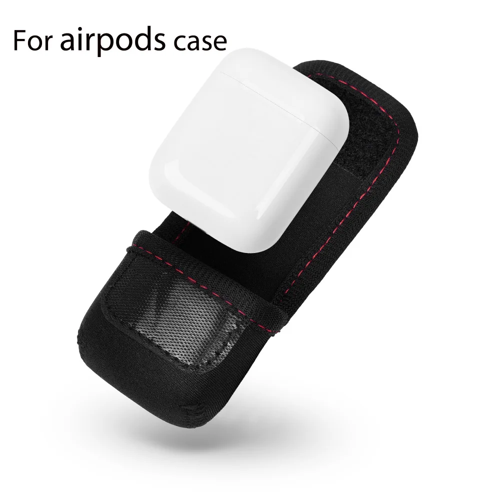 Защитный чехол для Apple Airpods Air Pods + Защитная Наклейка против потери элегантный