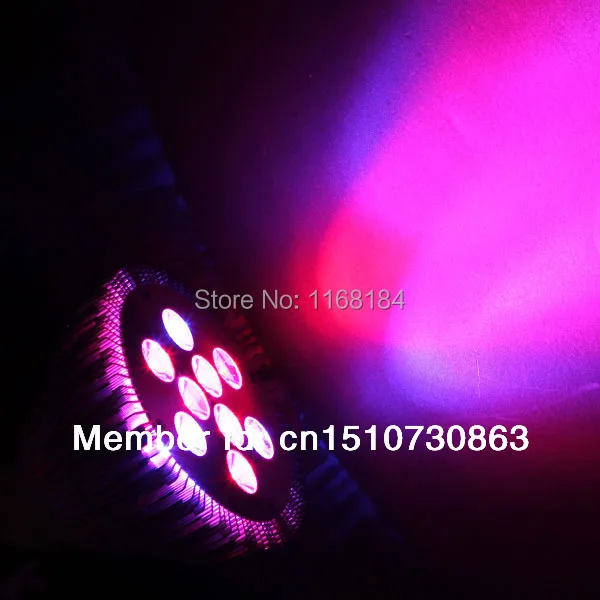 

E27 27W 3Blue 6Red 660:460=6:3 9x 3W Plant Flower Greenhouse Hydroponic LED Grow Growing Light Bulb AC85~265
