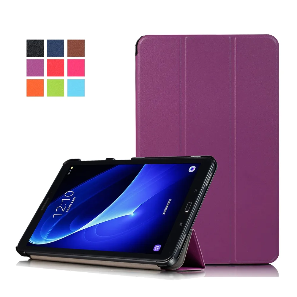 Чехол для samsung Galaxy Tab A 10,1 SM-T580 T585 из искусственной кожи чехол для планшета с функцией автоматического сна/пробуждения чехол для samsung Galaxy Tab A6 10,1 чехол