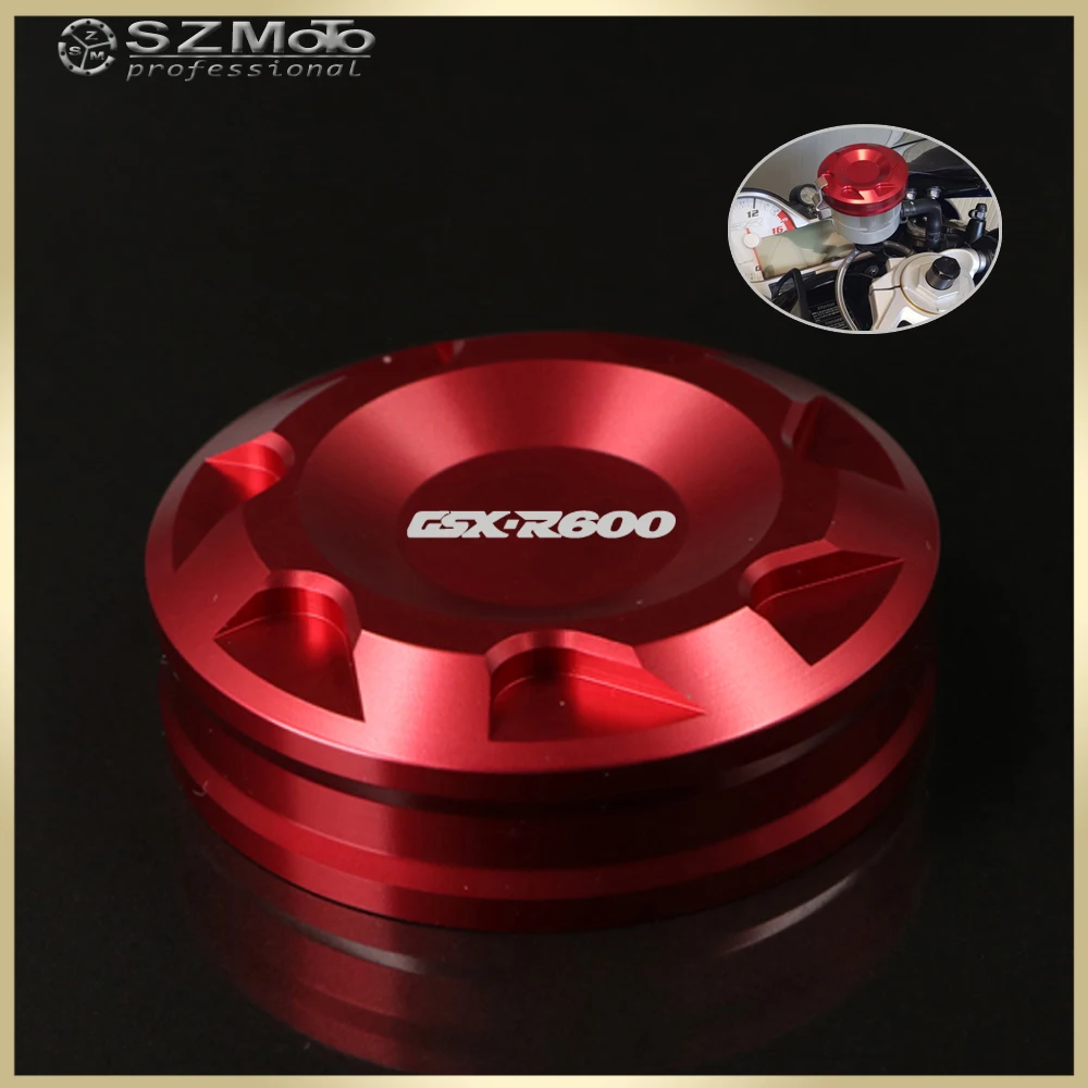 For SUZUKI GSXR GSXR600 2001-2017 2016 Motorcycle Accessories Front Brake Master Cylinder Fluid Reservoir Cover CNC With Logo | Автомобили
