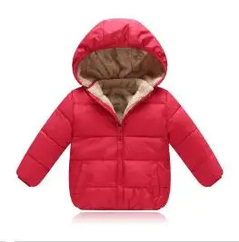 red Bibicola/верхняя одежда для детей; парки; пальто; зимние куртки для маленьких мальчиков и девочек; пальто для младенцев; теплая детская парка; плотная детская одежда с капюшоном - Цвет: red