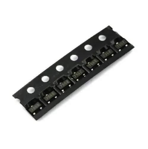 

100 шт. 2N7002 702 SOT-23 (SMD) n-канальный 60В 115ма MosFET