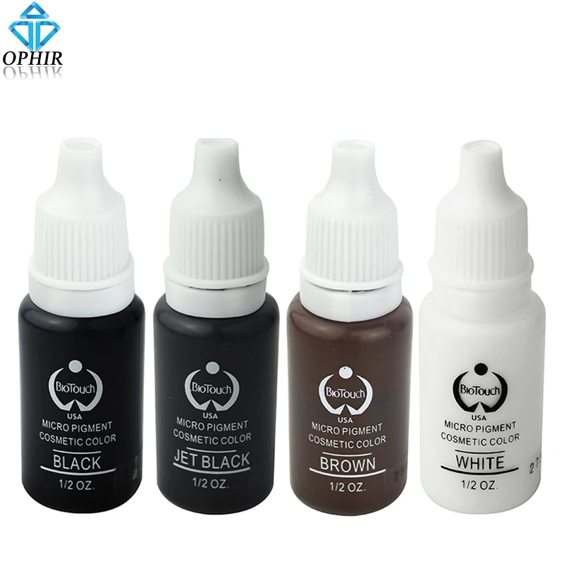 OPHIR 1/2OZ PRO Tattoo Ink Pigment for Permanent Makeup Eyebrow Eyeliner Lip Body Art (23 Colors Choosing) _TA116 | Красота и
