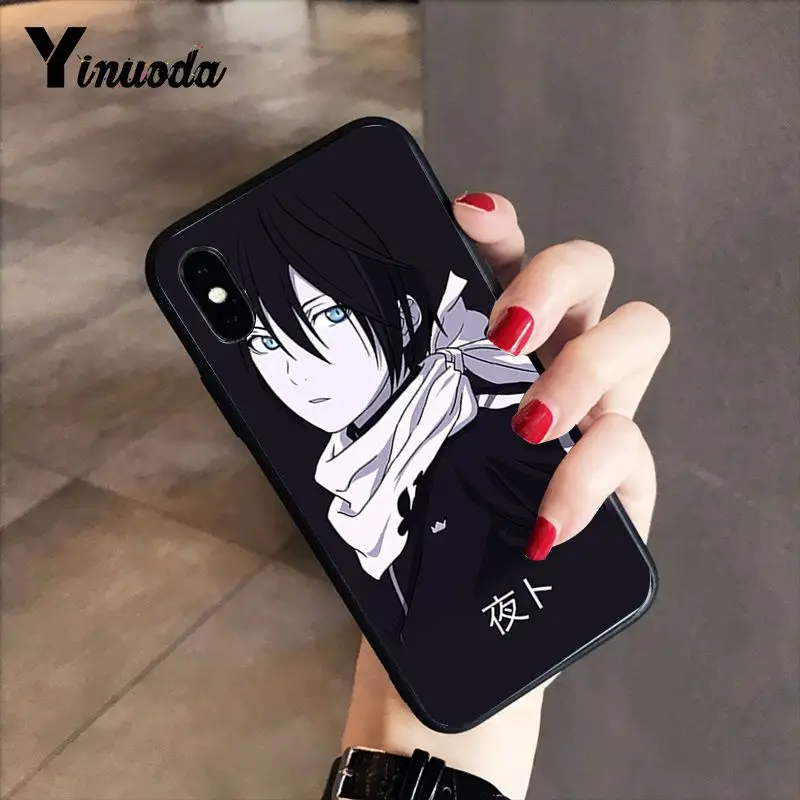 Yinuoda Noragami yato Аниме новое поступление черный чехол для телефона для iPhone 8 7 6 6S 6Plus X XS MAX 5 5S SE XR 10 Чехол