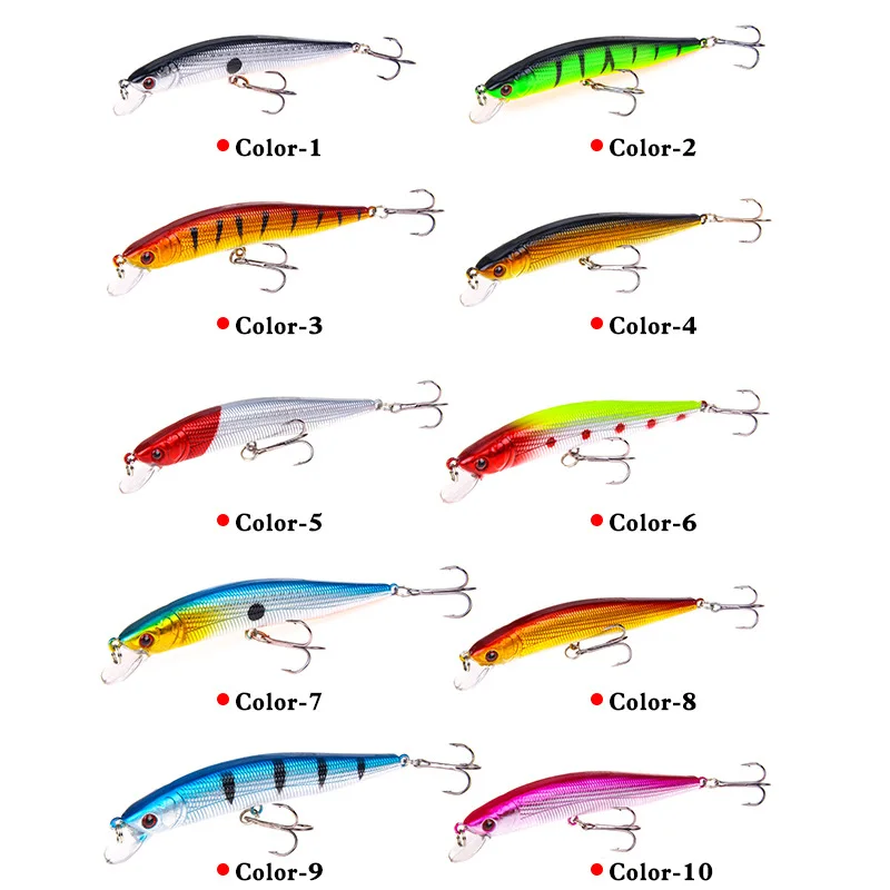 1 шт. Рыболовная Приманка Minnow 10 см 8 2 г Jerkbait плавание на глубине воблеры Crankbait Ocean