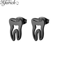 hfarich 2021 new fashion popular female jewelry love tooth shape earrings charming cute ear for women girls birthday party gifts