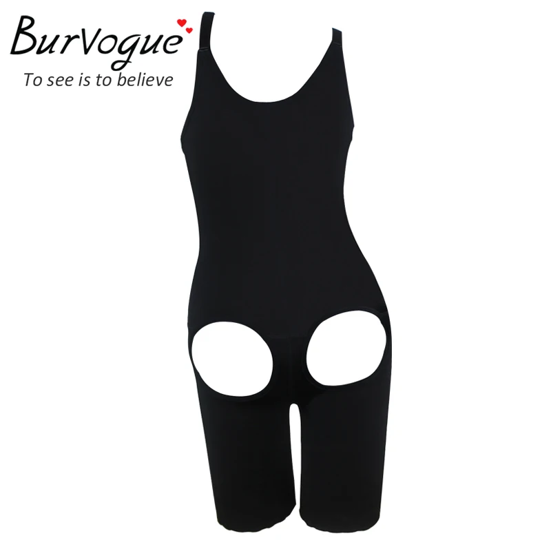 Женское боди Burvogue черное для похудения Утягивающее утягивающее белье белье|shaper