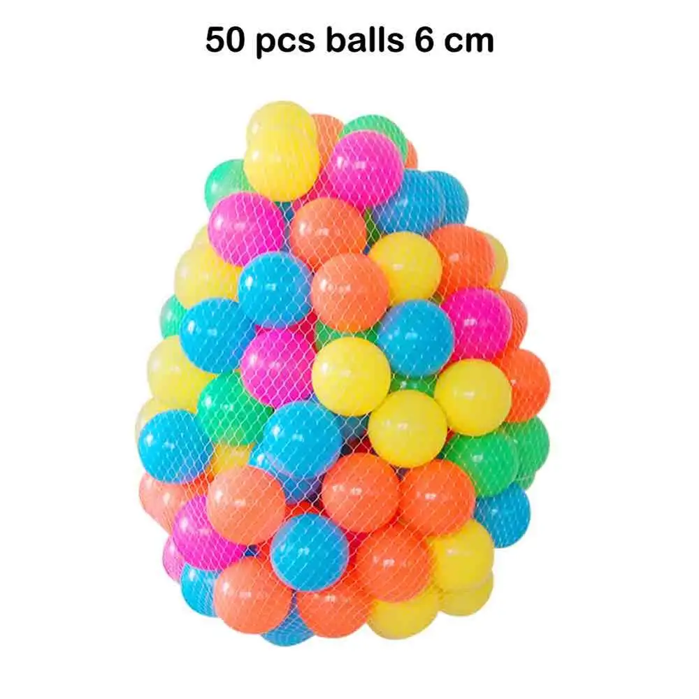 60 pcs balls Портативная детская палатка, игрушки для детей, детские крытые шатры для игр на открытом воздухе, детский домик, Океанский шар, бассейн, палатки принцессы, рождественские декорации - Цвет: 60 pcs balls