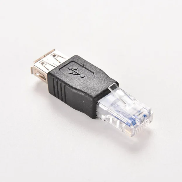 500 шт. переходник с USB Type A на RJ45|Коннекторы и разъёмы| |