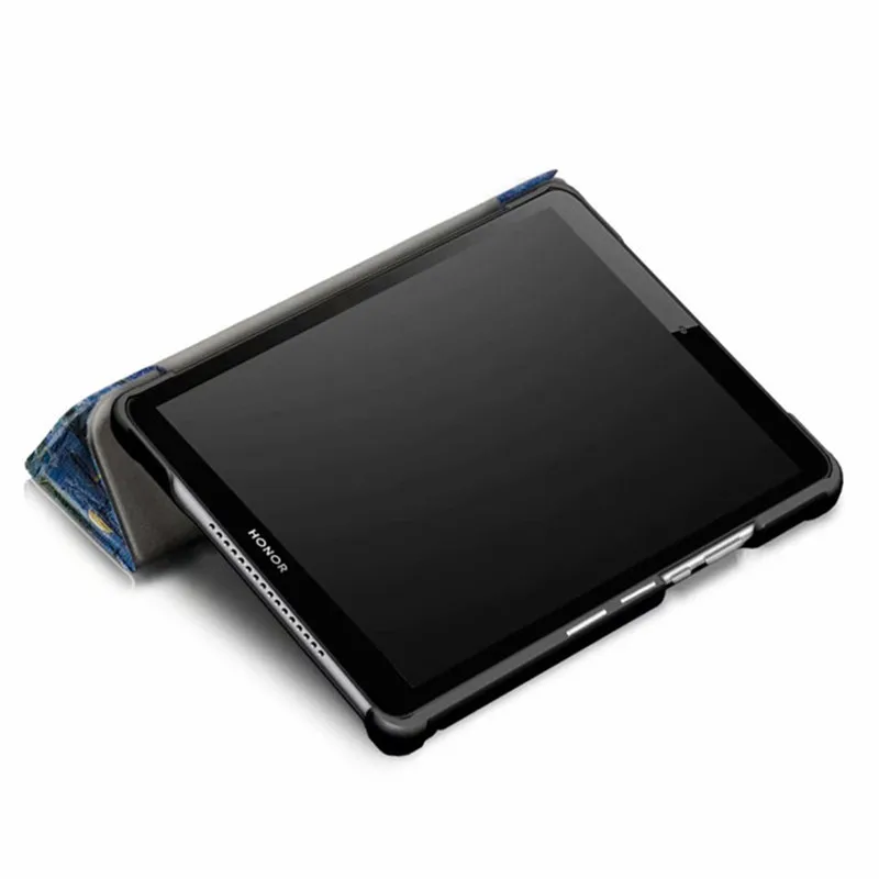 Тонкий чехол для планшетов Huawei MediaPad T5 8 дюймов модный окрашенный из искусственной