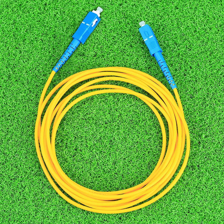 SC-SC волоконно-оптический джемпер FTTH однорежимный одножильный волоконный