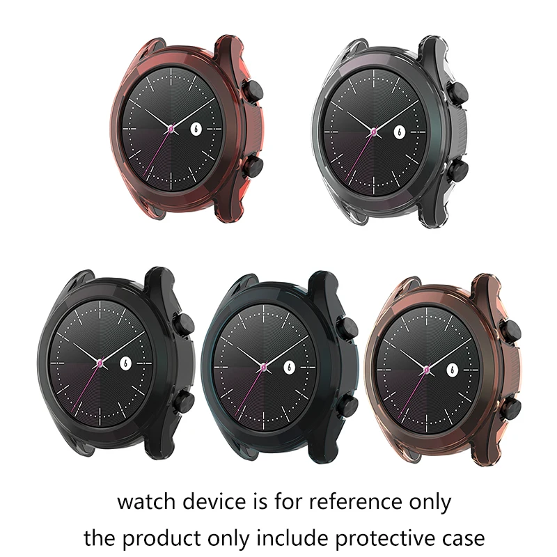 ТПУ защитный чехол для huawei Watch GT 42 мм ультра-тонкий противоударный чехол для GT Прочный протектор