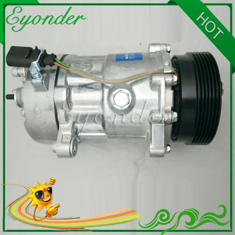 SD7V16 AC/с кондиционер компрессор Охлаждения Насос для Volkswagen Beetle Golf Jetta 1,8 1,9 2,0 2,8 л 1J0820805 1J0820803A