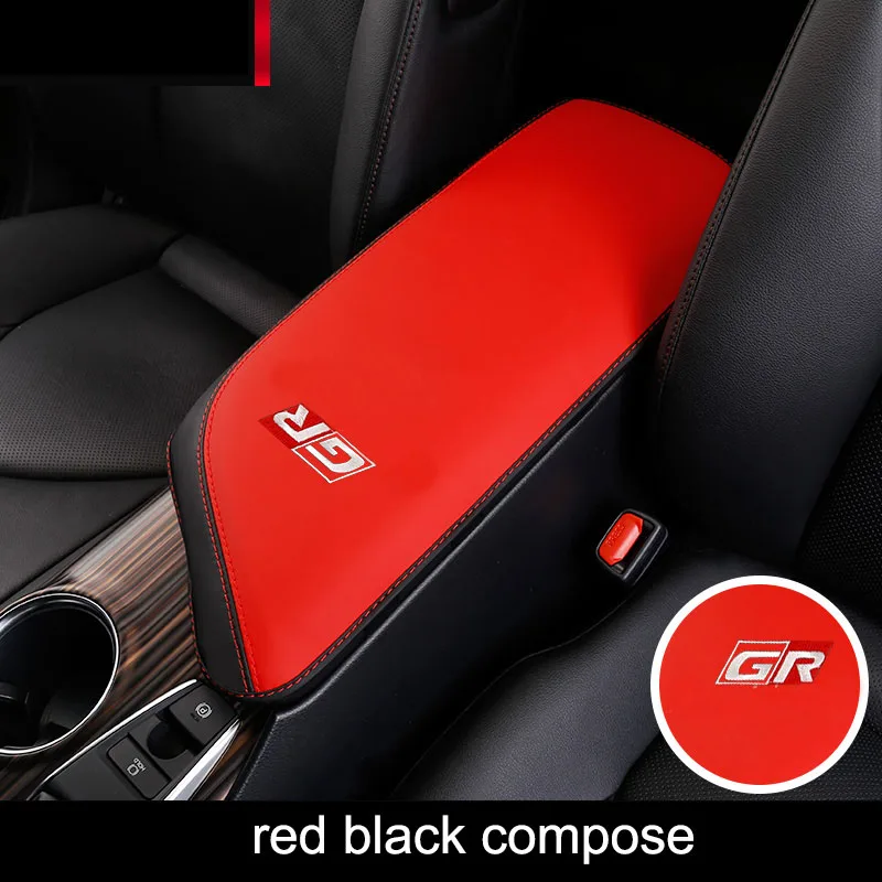 Lsrtw2017 автомобильный подлокотник волокнистая кожа чехол для toyota camry 2018 2019 xv70|cover