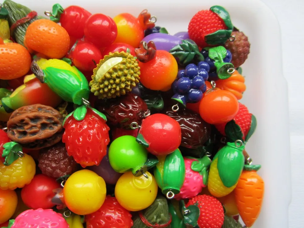 Набор фруктовых и овощных 3d-рисунков для телефона Rena! Смешанный набор из 10