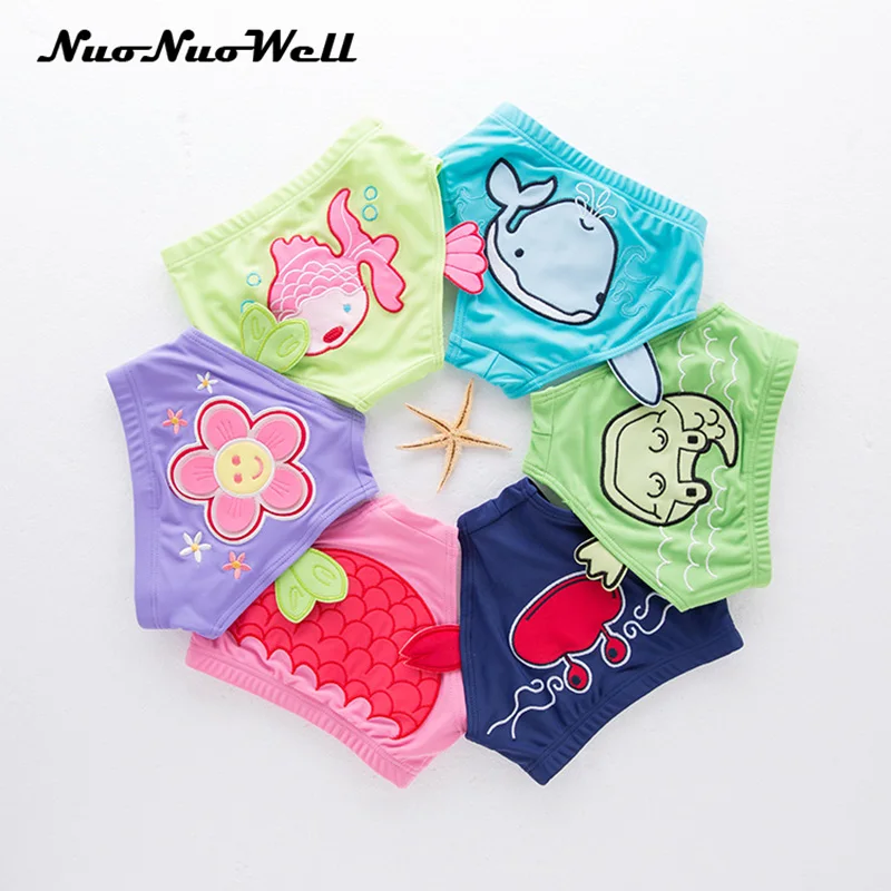 Новинка 2018 года плавки для маленьких мальчиков и девочек с милым рисунком