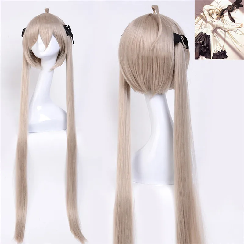 

New Yosuga no Sora In solitude Sora Kasugano Cosplay Wigs Sora Long Straight Synthetic Hair Perucas Cosplay Wig