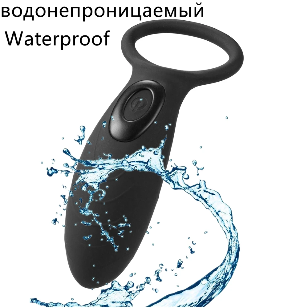Перезаряжаемое кольцо на пенис водонепроницаемые кольца регулируемый вибратор