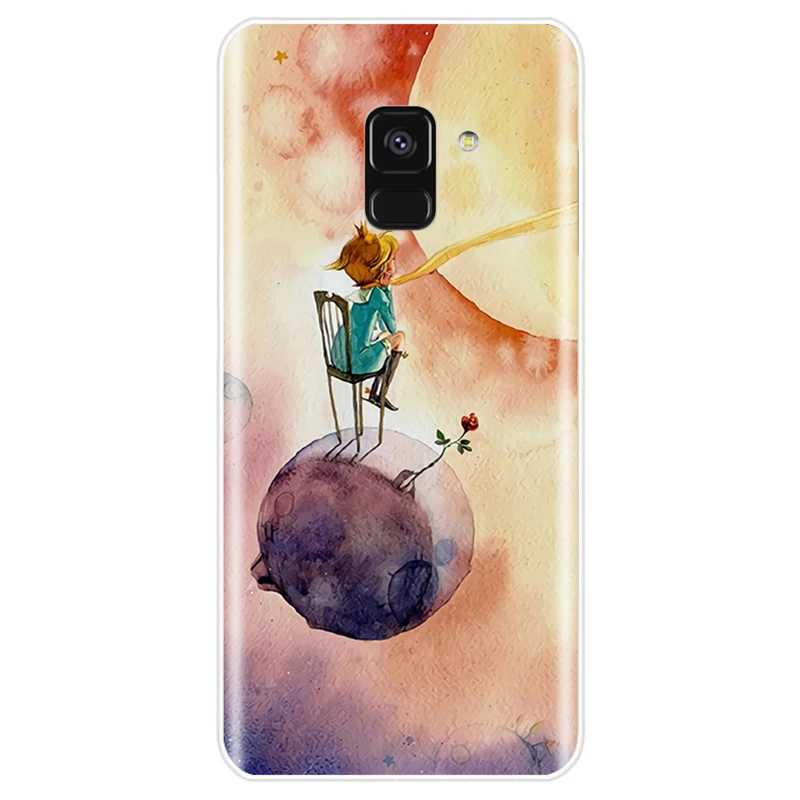 Чехол из ТПУ с изображением Маленького принца и лисы для Samsung Galaxy A5 A7 A8 2015 A3 2016 2017 A9