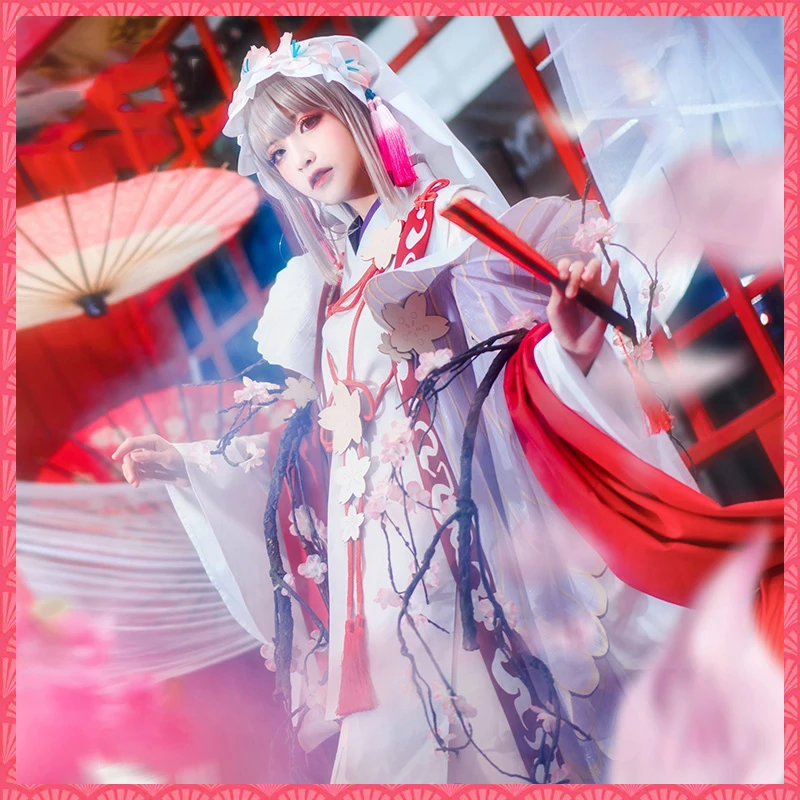 [Склад в мае] Аниме! Onmyoji Sakura Ying Huayao новая кожа zaoyinghu ajian великолепное кимоно