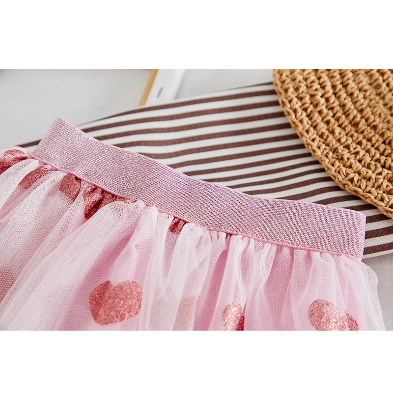 Комплекты для девочек Коллекция 2020 года Сезон лето Новинка Милая футболка с